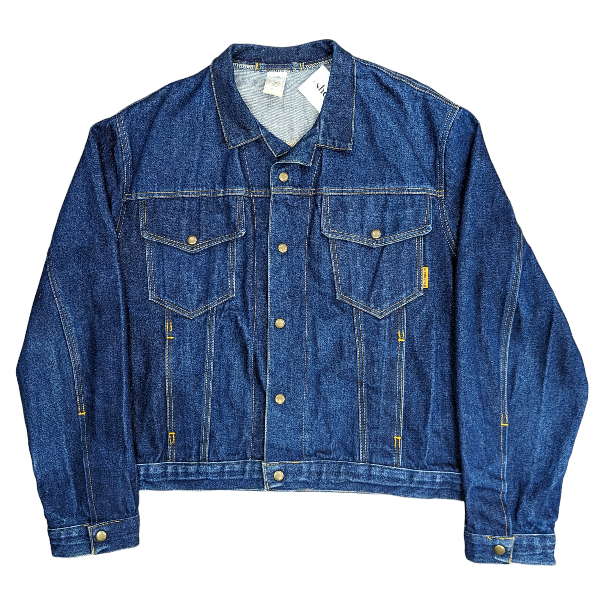 Denim prison jacket sale