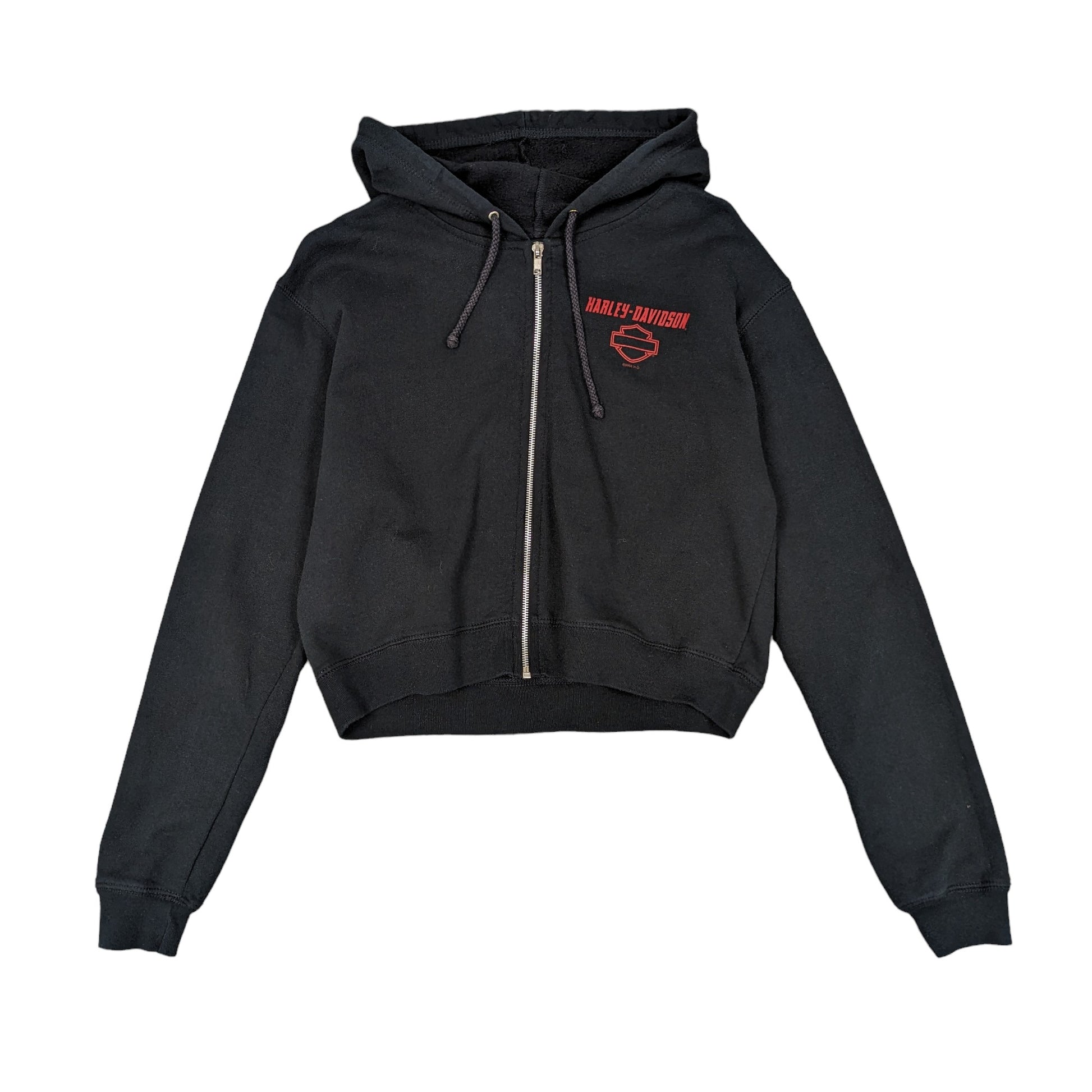 Harley davidson cheap cropped hoodie