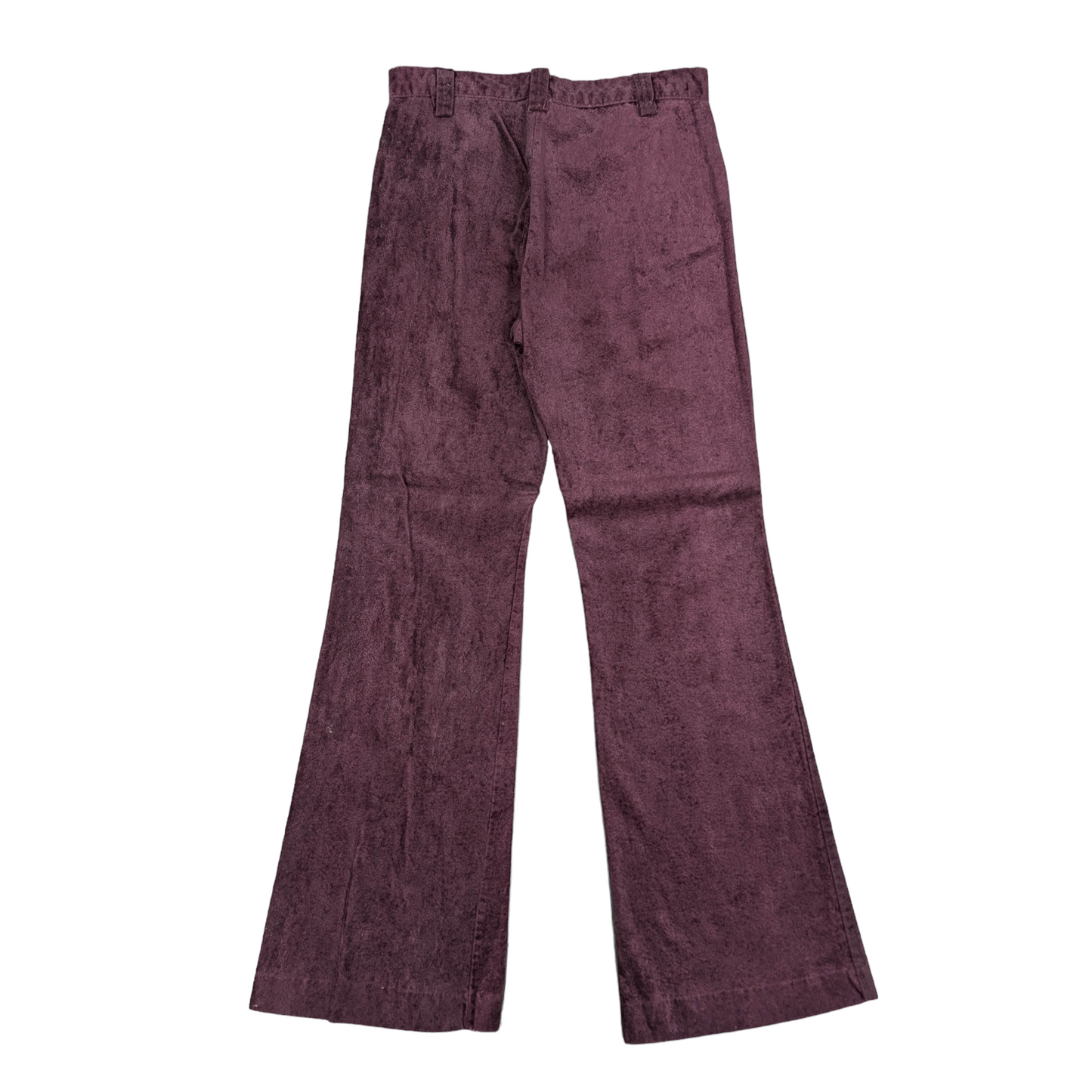 Y2K Velour Flared Trousers Size UK 8