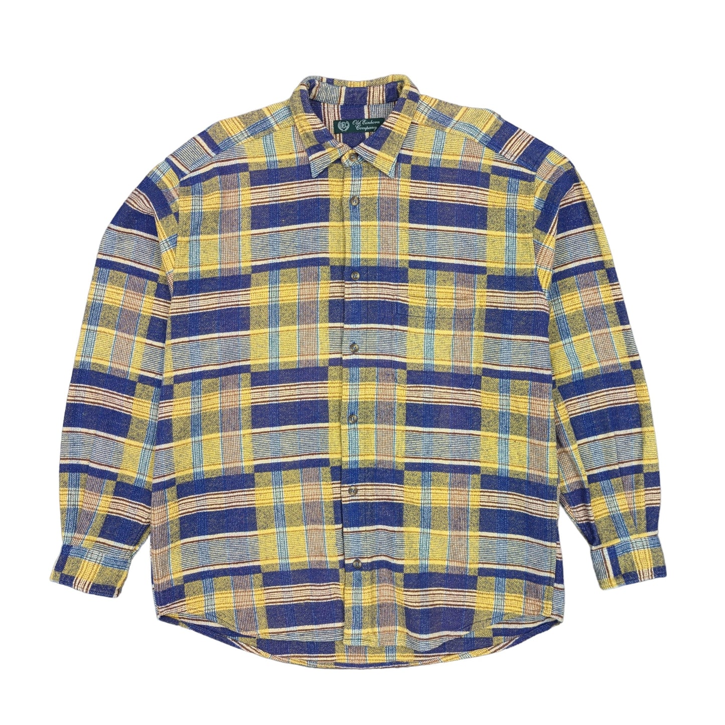 90s Check Flannel Shirt Size L