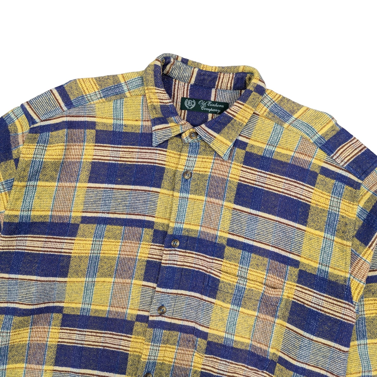 90s Check Flannel Shirt Size L