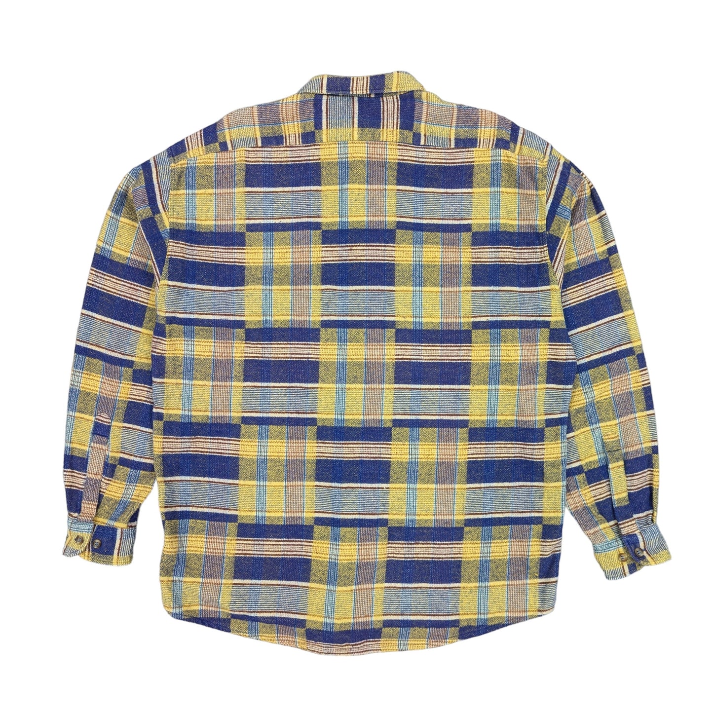 90s Check Flannel Shirt Size L