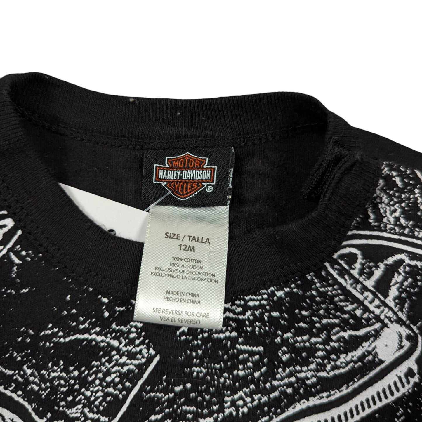 Harley Davidson T-Shirt Size Age 12 Months