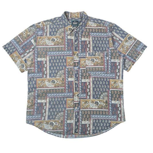 90s Woolrich Patterned Shirt Size XL