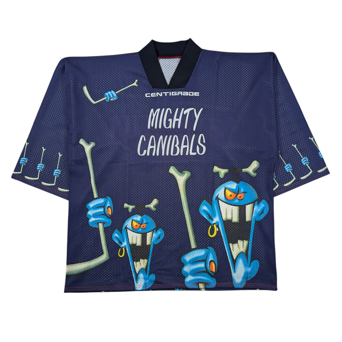 Bradford Cannibals Ice Hockey Jersey Blue Size XL