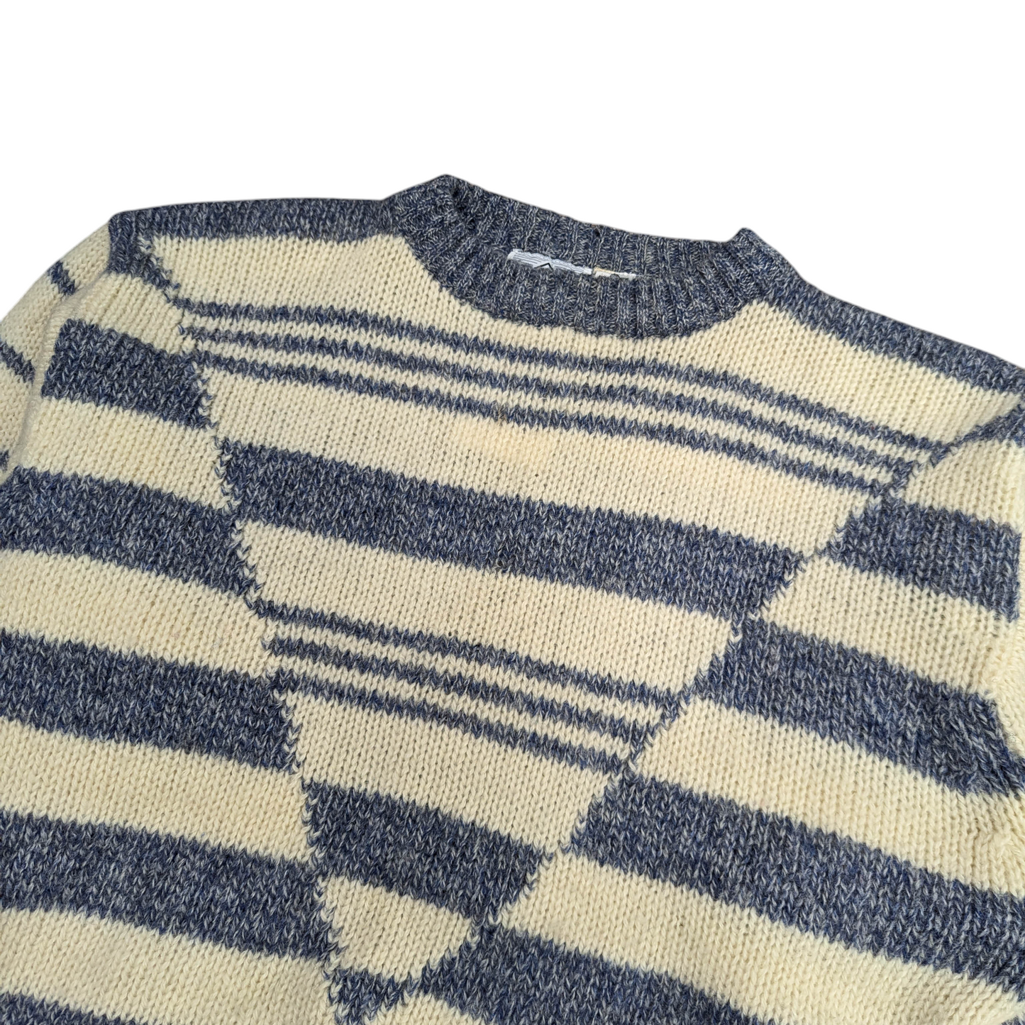 80s Pure Wool Knitted Jumper Size M (Women's XL)