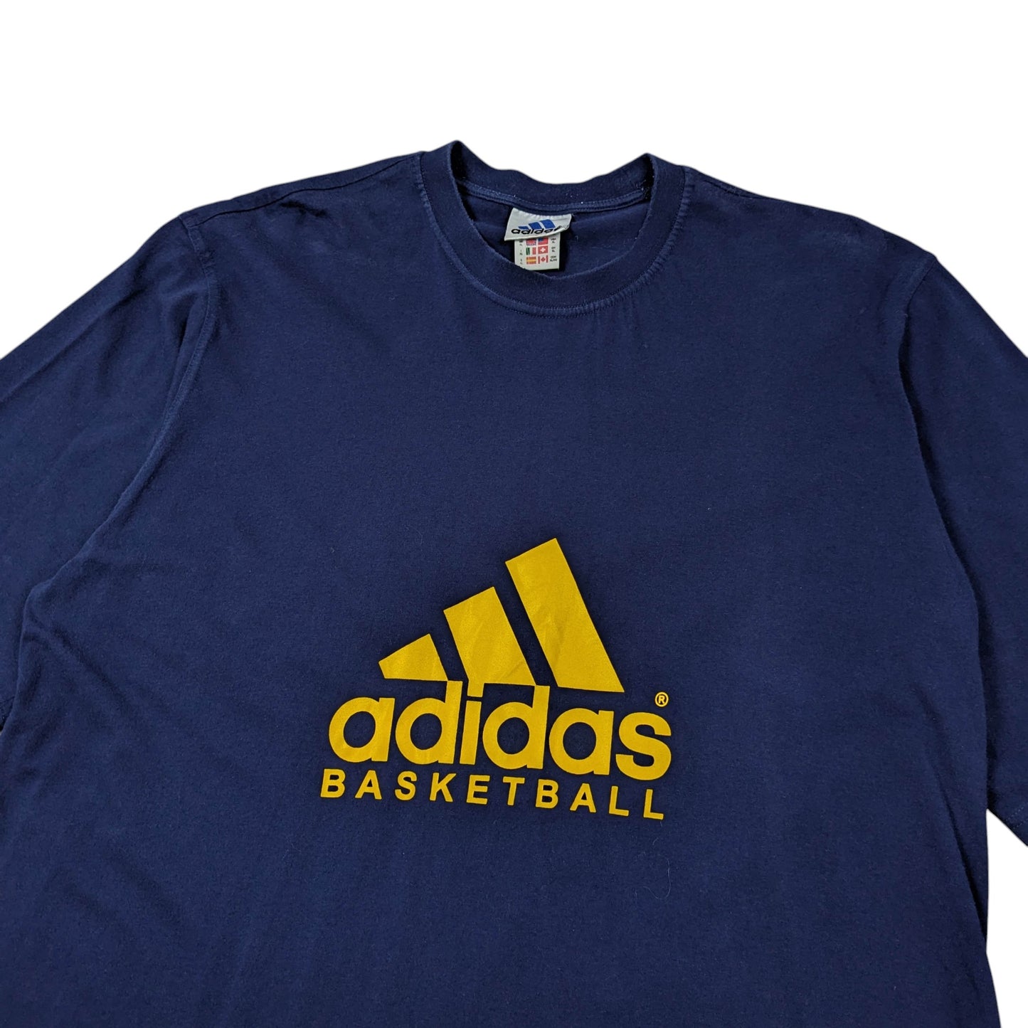 90s Adidas Basketball T-Shirt Size XL