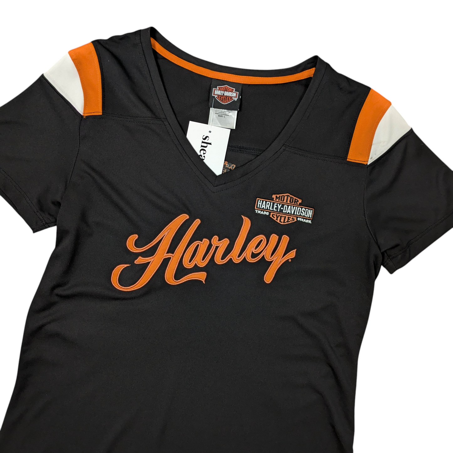 Harley Davidson Jersey Women's Size L