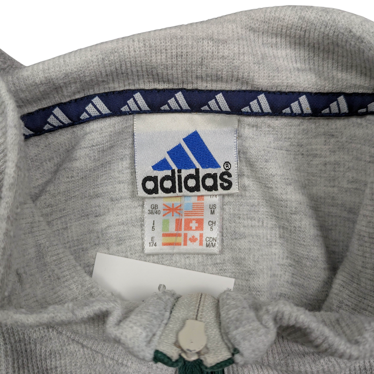 90s Adidas 1/4 Zip Sweatshirt Size M