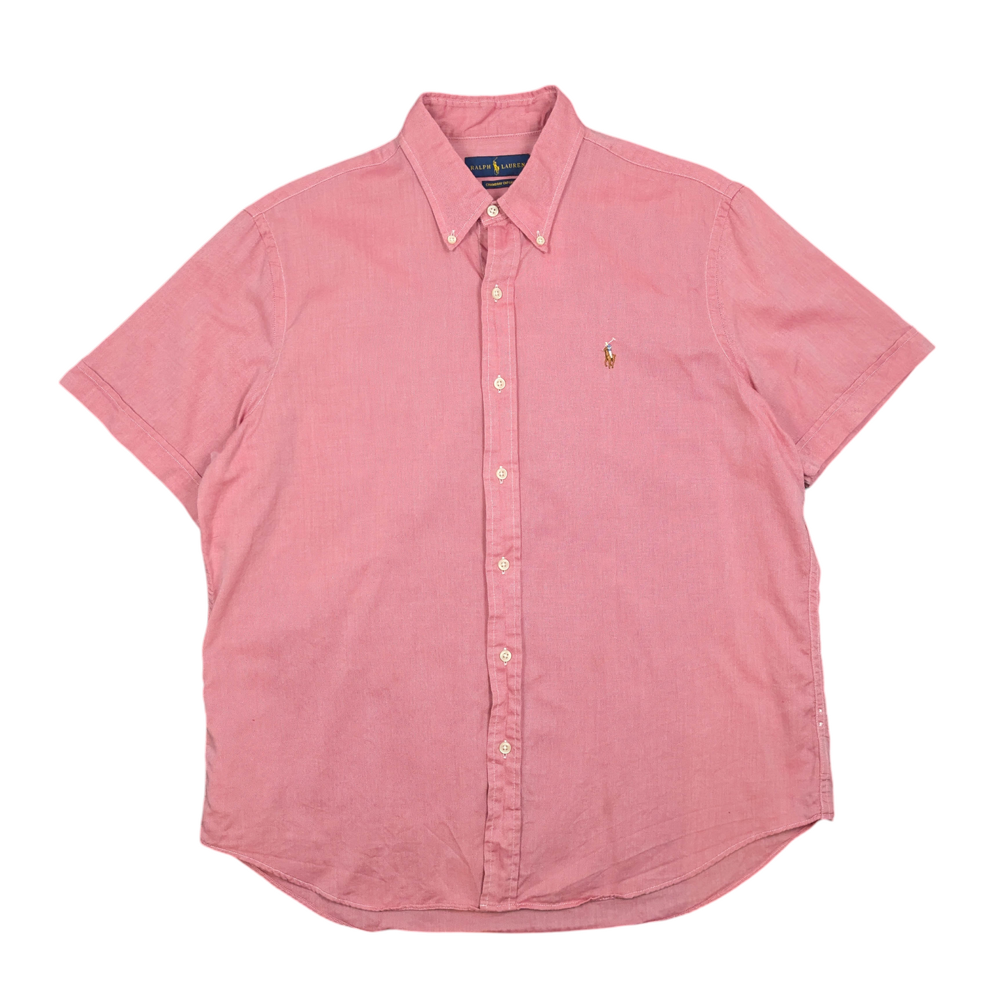 Ralph Lauren Chambray Oxford S/S Shirt Size L