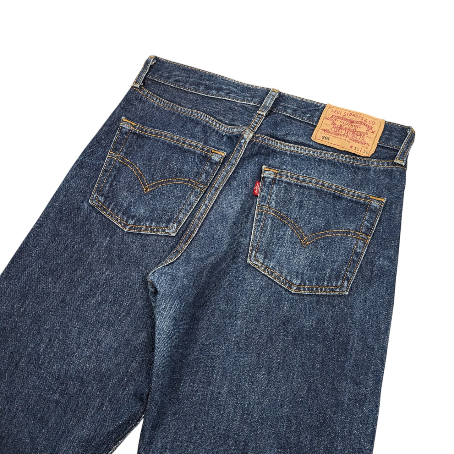 00s Levi's 501 Straight Leg Jeans W30 L34