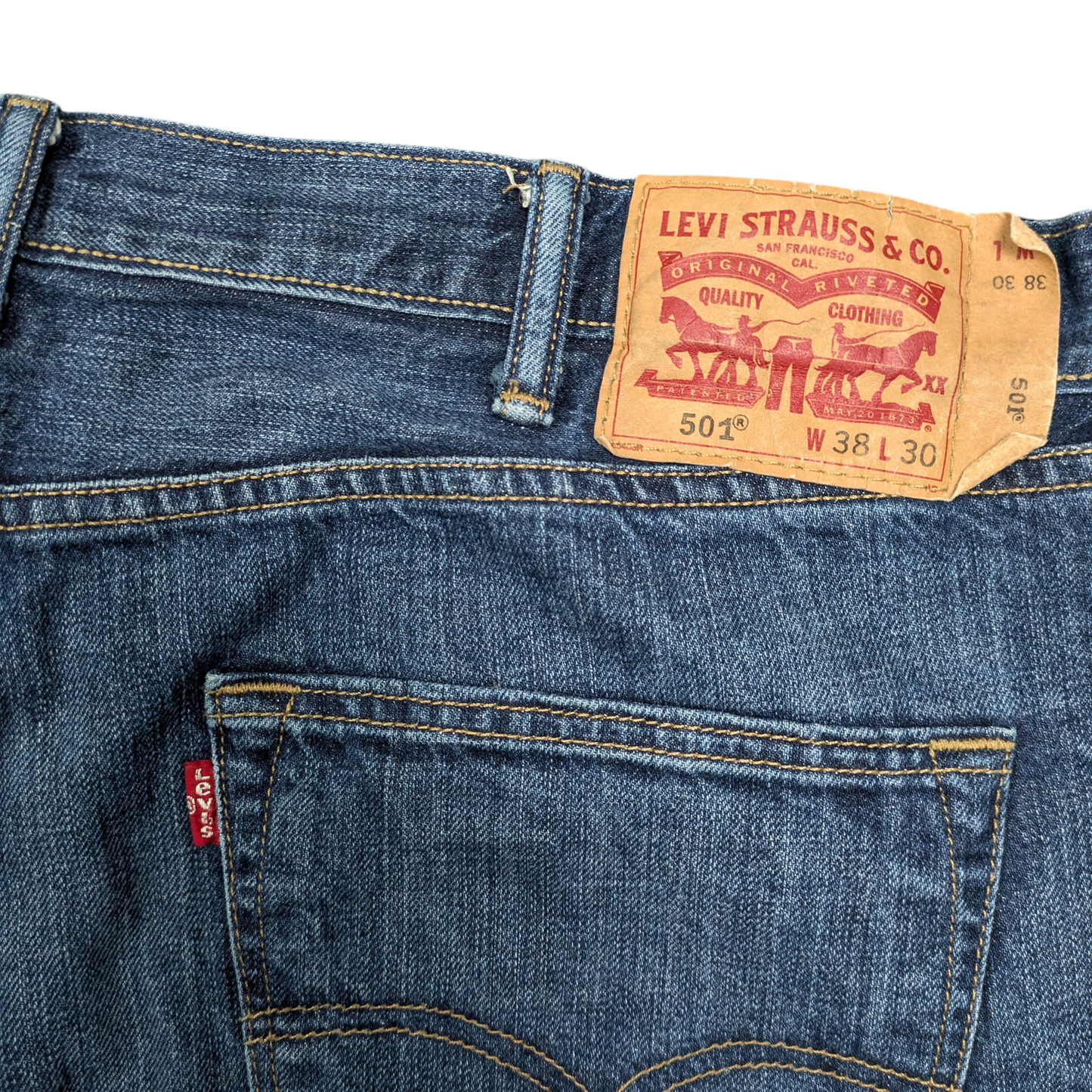 Levi's 501 Straight Leg Jeans W38 L30