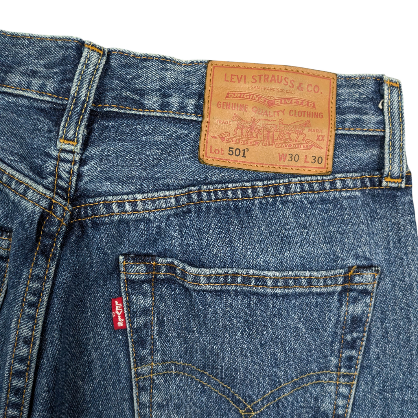 Levi's Premium 501 Straight Leg Jeans W30 L30