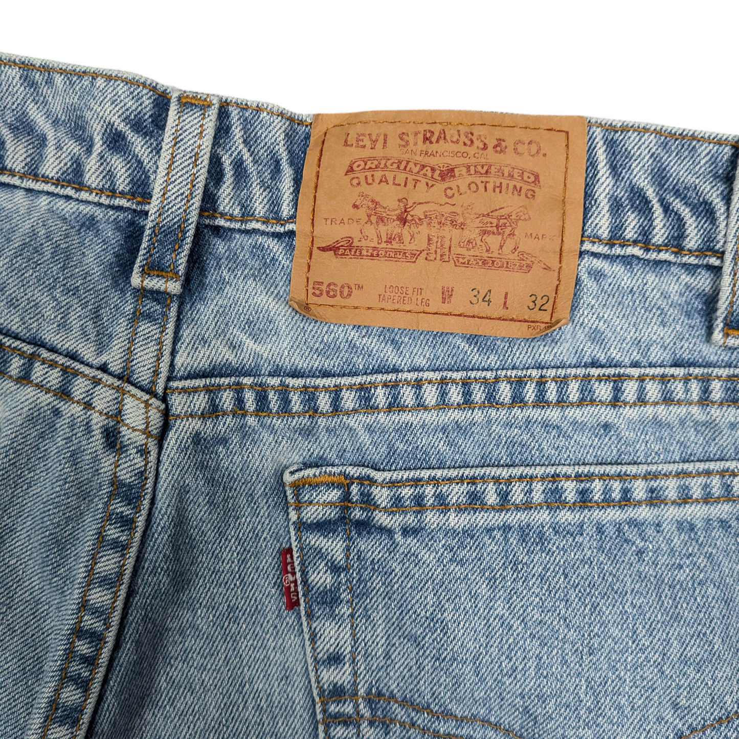 90s Levi's 560 Loose Taper Fit Jeans W34 L32